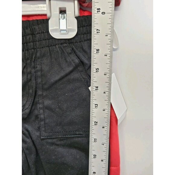 DKNY  Size 18M Set Of 3, Red Vest/ Black Pants/ Red Plaid Button Up Long Sleeve - Picture 8 of 15